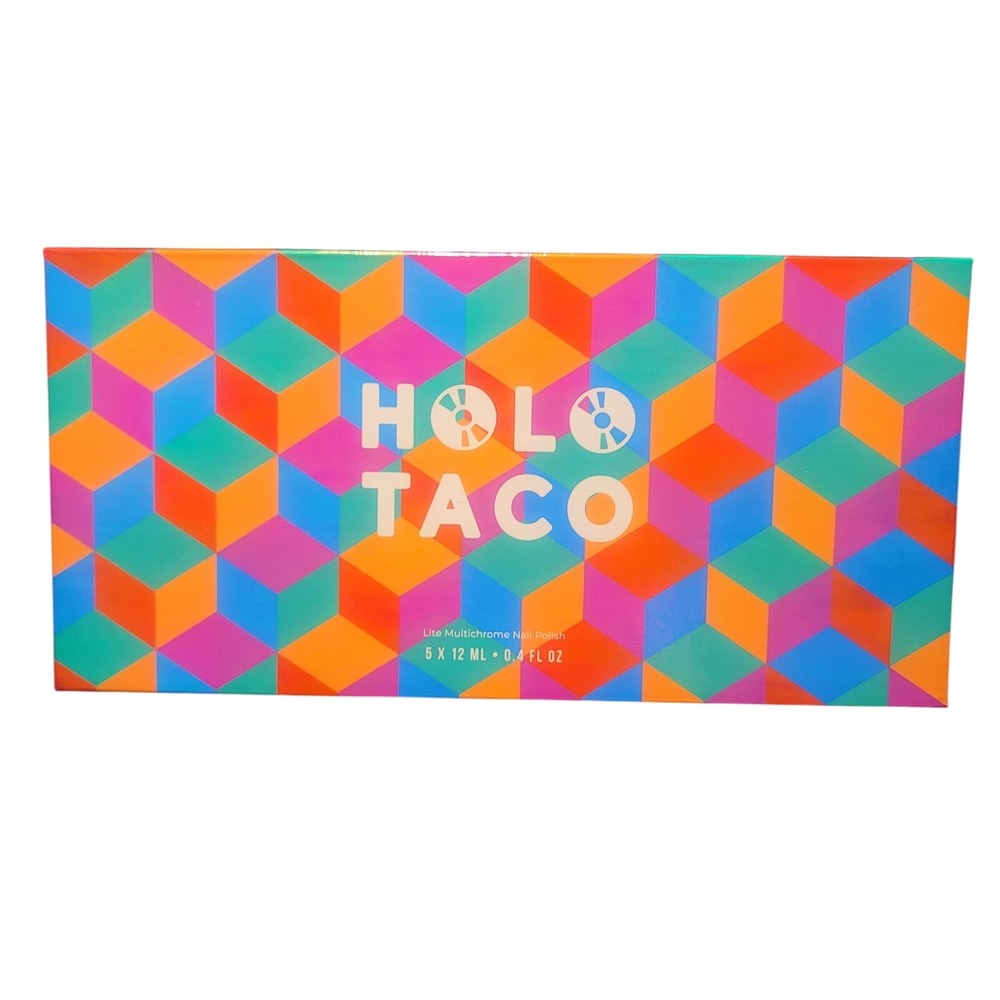 New‎ Holo Taco Unisex Lite Mode Collection Box Iridescent Storage Case